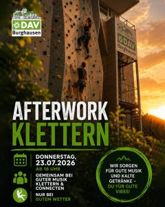 Afterwork Klettern des DAV Burghausen