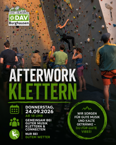 Afterwork Klettern DAV Burghausen 24.09.2026